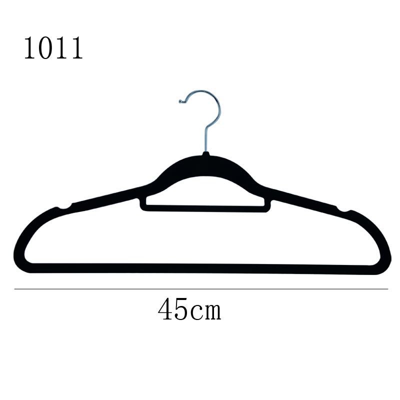 Black flocked single line flat shirt woolen clothing advanced drying rack