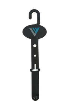 Plastic Belt Display Hanger with Print Custom Logo, Belt Buckle Hook 