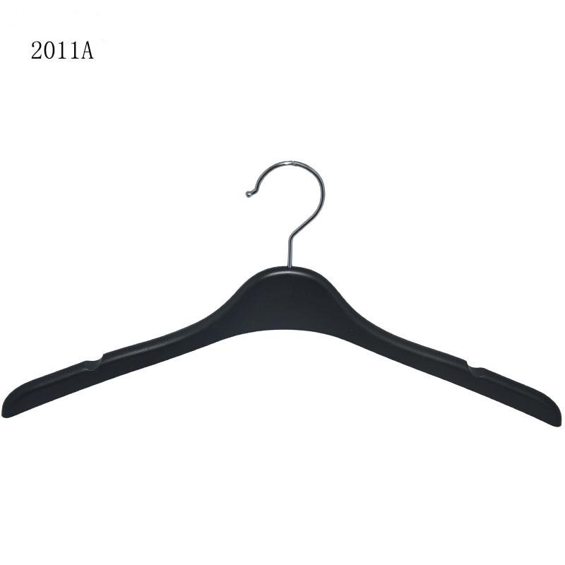 Black color custom Velvet 1.4cm Wide Dressing Room Hanger 